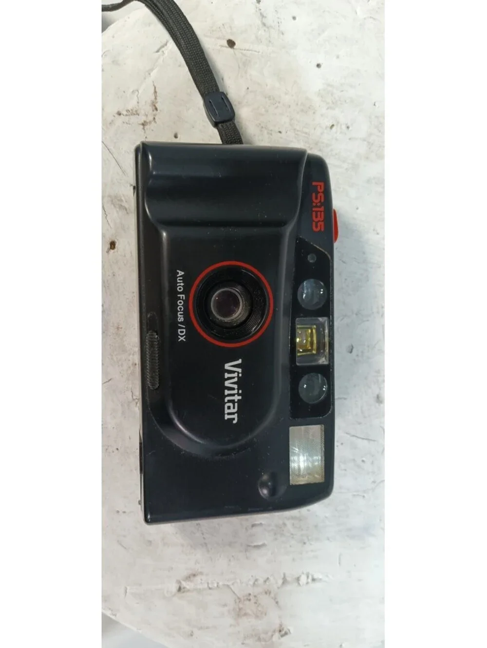 Vivitar 35mm Point & Shoot Film Camera Built-In Flash Tested Working
